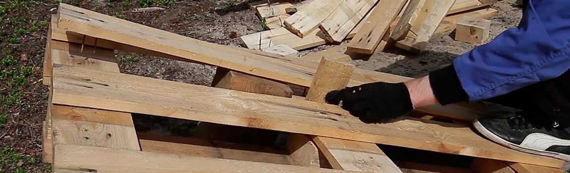 Как разобрать деревянный поддон