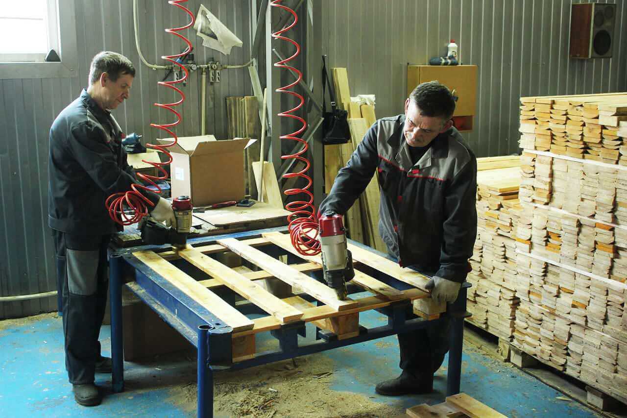 Производство деревянных поддонов